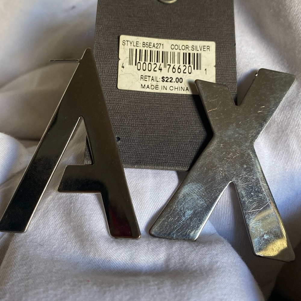 Armani exchange earrings. AX